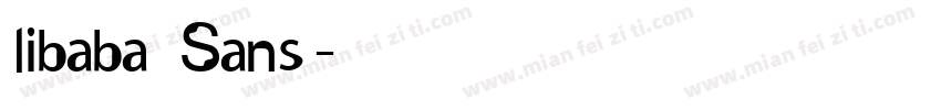 libaba Sans字体转换